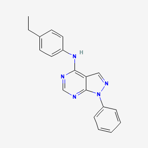 N-(4-ethylphenyl)-1-phenyl-1H-pyrazolo[3,4-d]pyrimidin-4-amine