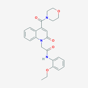 N-(2-ethoxyphenyl)-2-[4-(morpholin-4-ylcarbonyl)-2-oxoquinolin-1(2H)-yl]acetamide