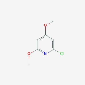 molecular formula C7H8ClNO2 B011224 2-氯-4,6-二甲氧基吡啶 CAS No. 108279-89-6