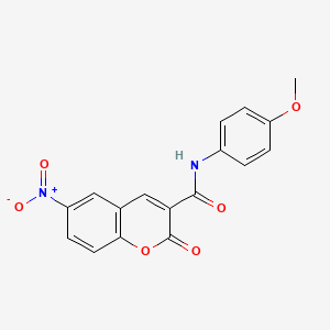 N-(4-methoxyphenyl)-6-nitro-2-oxo-2H-chromene-3-carboxamide