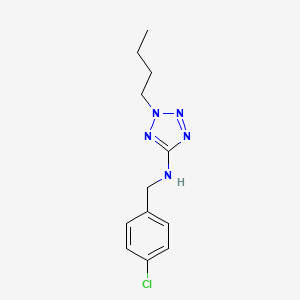 2-butyl-N-(4-chlorobenzyl)-2H-tetrazol-5-amine