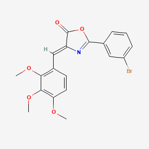 (4Z)-2-(3-bromophenyl)-4-(2,3,4-trimethoxybenzylidene)-1,3-oxazol-5(4H)-one