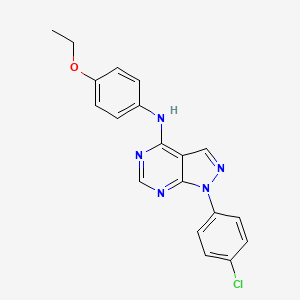 1-(4-chlorophenyl)-N-(4-ethoxyphenyl)-1H-pyrazolo[3,4-d]pyrimidin-4-amine