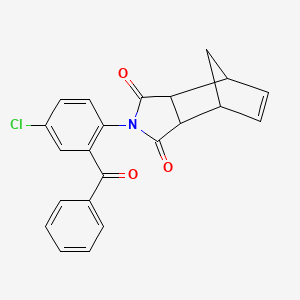 2-[4-chloro-2-(phenylcarbonyl)phenyl]-3a,4,7,7a-tetrahydro-1H-4,7-methanoisoindole-1,3(2H)-dione