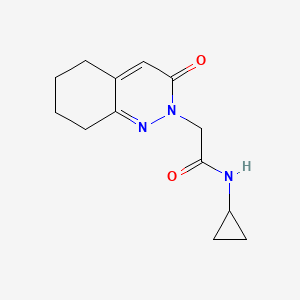 N-cyclopropyl-2-(3-oxo-5,6,7,8-tetrahydrocinnolin-2(3H)-yl)acetamide