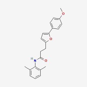 N-(2,6-dimethylphenyl)-3-[5-(4-methoxyphenyl)furan-2-yl]propanamide