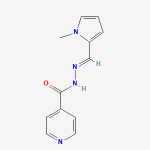 N'-[(E)-(1-methyl-1H-pyrrol-2-yl)methylidene]pyridine-4-carbohydrazide