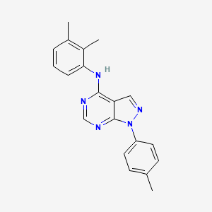 molecular formula C20H19N5 B11224925 N-(2,3-dimethylphenyl)-1-(4-methylphenyl)-1H-pyrazolo[3,4-d]pyrimidin-4-amine 