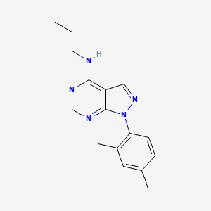 molecular formula C16H19N5 B11225035 1-(2,4-dimethylphenyl)-N-propyl-1H-pyrazolo[3,4-d]pyrimidin-4-amine 