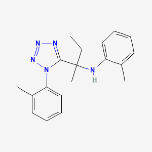 2-methyl-N-{2-[1-(2-methylphenyl)-1H-tetrazol-5-yl]butan-2-yl}aniline