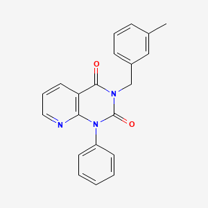 3-(3-methylbenzyl)-1-phenylpyrido[2,3-d]pyrimidine-2,4(1H,3H)-dione