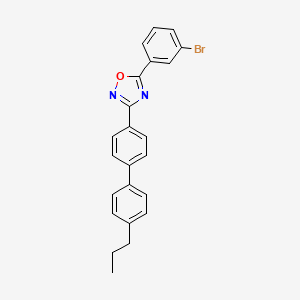 5-(3-Bromophenyl)-3-(4'-propylbiphenyl-4-yl)-1,2,4-oxadiazole