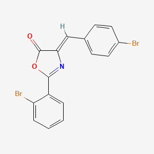 (4Z)-4-(4-bromobenzylidene)-2-(2-bromophenyl)-1,3-oxazol-5(4H)-one