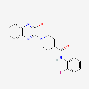 N-(2-fluorophenyl)-1-(3-methoxyquinoxalin-2-yl)piperidine-4-carboxamide