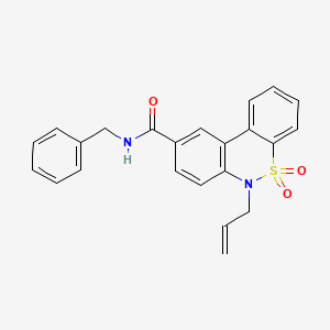 6-allyl-N-benzyl-6H-dibenzo[c,e][1,2]thiazine-9-carboxamide 5,5-dioxide