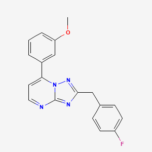 2-(4-Fluorobenzyl)-7-(3-methoxyphenyl)[1,2,4]triazolo[1,5-a]pyrimidine