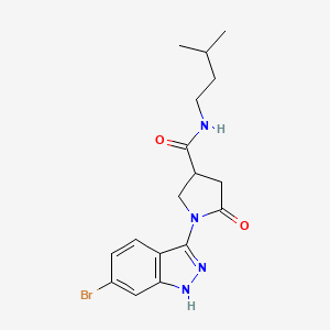 molecular formula C17H21BrN4O2 B11225775 C17H21BrN4O2 