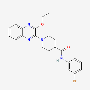 N-(3-bromophenyl)-1-(3-ethoxyquinoxalin-2-yl)piperidine-4-carboxamide