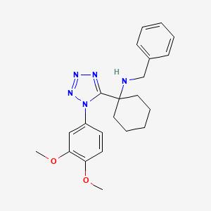 N-benzyl-1-[1-(3,4-dimethoxyphenyl)-1H-tetrazol-5-yl]cyclohexanamine