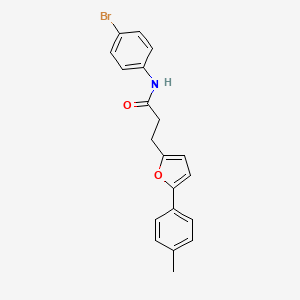 N-(4-bromophenyl)-3-[5-(4-methylphenyl)furan-2-yl]propanamide