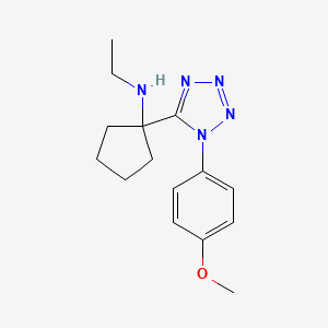 N-ethyl-1-[1-(4-methoxyphenyl)-1H-tetrazol-5-yl]cyclopentanamine