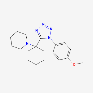 1-{1-[1-(4-methoxyphenyl)-1H-tetrazol-5-yl]cyclohexyl}piperidine