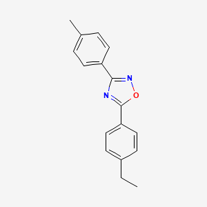 5-(4-Ethylphenyl)-3-(4-methylphenyl)-1,2,4-oxadiazole