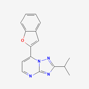 7-(1-Benzofuran-2-yl)-2-(propan-2-yl)[1,2,4]triazolo[1,5-a]pyrimidine