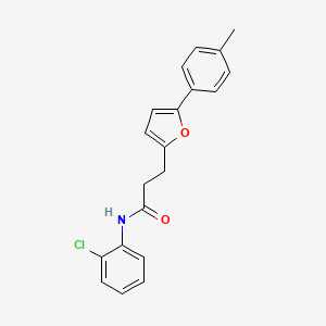 N-(2-chlorophenyl)-3-[5-(4-methylphenyl)furan-2-yl]propanamide