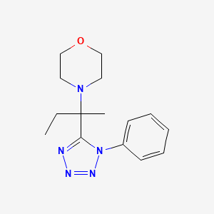 4-[2-(1-phenyl-1H-tetrazol-5-yl)butan-2-yl]morpholine