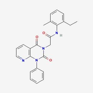 2-(2,4-dioxo-1-phenyl-1,4-dihydropyrido[2,3-d]pyrimidin-3(2H)-yl)-N-(2-ethyl-6-methylphenyl)acetamide