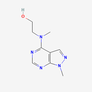 2-[Methyl-(1-methylpyrazolo[3,4-d]pyrimidin-4-yl)amino]ethanol