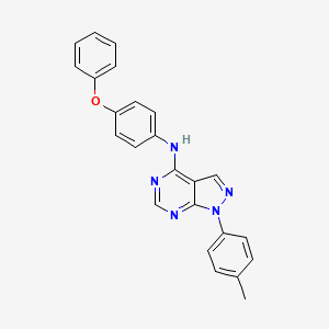 1-(4-methylphenyl)-N-(4-phenoxyphenyl)-1H-pyrazolo[3,4-d]pyrimidin-4-amine