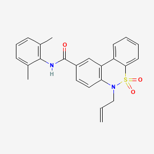 6-allyl-N-(2,6-dimethylphenyl)-6H-dibenzo[c,e][1,2]thiazine-9-carboxamide 5,5-dioxide