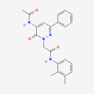 2-[5-(acetylamino)-6-oxo-3-phenylpyridazin-1(6H)-yl]-N-(2,3-dimethylphenyl)acetamide