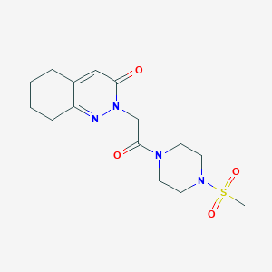 2-{2-[4-(methylsulfonyl)piperazin-1-yl]-2-oxoethyl}-5,6,7,8-tetrahydrocinnolin-3(2H)-one