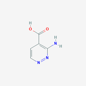 molecular formula C5H5N3O2 B112273 3-氨基-4-吡哒嗪羧酸 CAS No. 21141-03-7