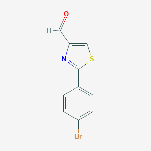 molecular formula C10H6BrNOS B112275 2-(4-溴苯基)噻唑-4-甲醛 CAS No. 21166-30-3