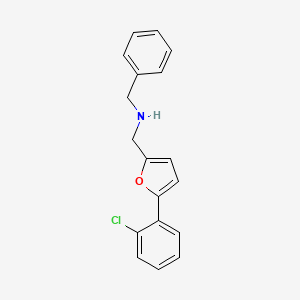 N-benzyl-1-[5-(2-chlorophenyl)furan-2-yl]methanamine