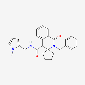 2'-Benzyl-N-[(1-methyl-1H-pyrrol-2-YL)methyl]-1'-oxo-2',4'-dihydro-1'H-spiro[cyclopentane-1,3'-isoquinoline]-4'-carboxamide