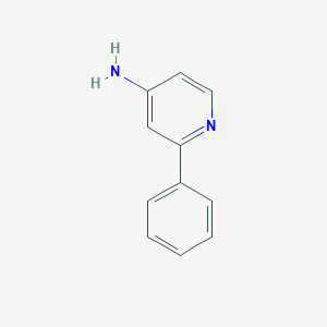 molecular formula C11H10N2 B112276 2-苯基吡啶-4-胺 CAS No. 21203-86-1