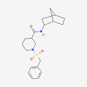 1-(benzylsulfonyl)-N-(bicyclo[2.2.1]hept-2-yl)piperidine-3-carboxamide