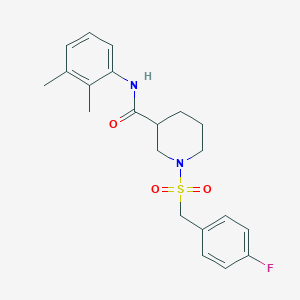 N-(2,3-dimethylphenyl)-1-[(4-fluorobenzyl)sulfonyl]piperidine-3-carboxamide