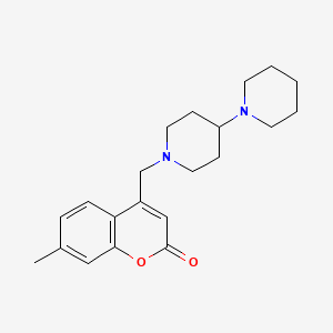 4-(1,4'-bipiperidin-1'-ylmethyl)-7-methyl-2H-chromen-2-one