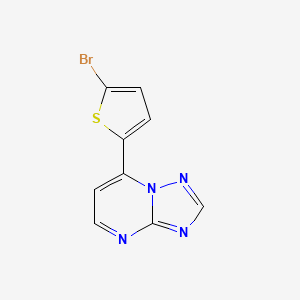 7-(5-Bromo-2-thienyl)[1,2,4]triazolo[1,5-a]pyrimidine