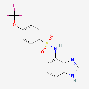 Benzenesulfonamide, N-(3H-benzoimidazol-4-yl)-4-trifluoromethoxy-