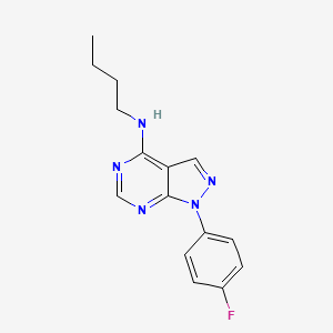 N-butyl-1-(4-fluorophenyl)-1H-pyrazolo[3,4-d]pyrimidin-4-amine