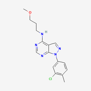 1-(3-chloro-4-methylphenyl)-N-(3-methoxypropyl)-1H-pyrazolo[3,4-d]pyrimidin-4-amine