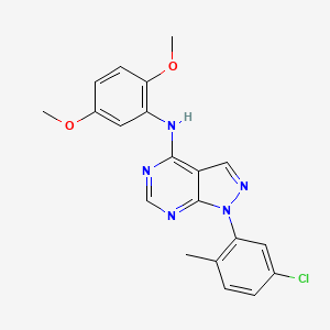 1-(5-chloro-2-methylphenyl)-N-(2,5-dimethoxyphenyl)-1H-pyrazolo[3,4-d]pyrimidin-4-amine