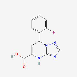 7-(2-Fluorophenyl)-4,7-dihydro[1,2,4]triazolo[1,5-a]pyrimidine-5-carboxylic acid